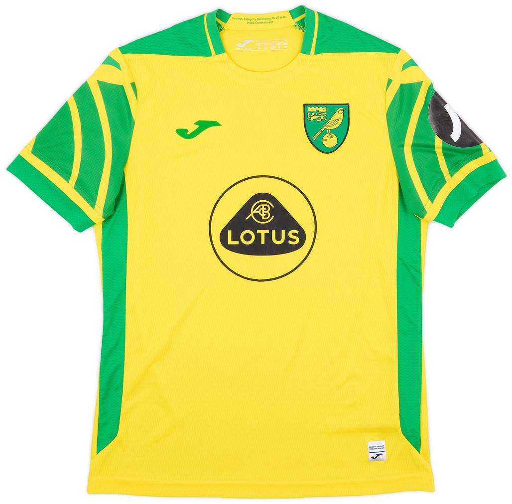 2021-22 Norwich Home Shirt - 9/10 - (S)