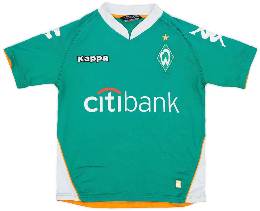 2007-08 Werder Bremen Home Shirt - 6/10 - (XL.Boys)