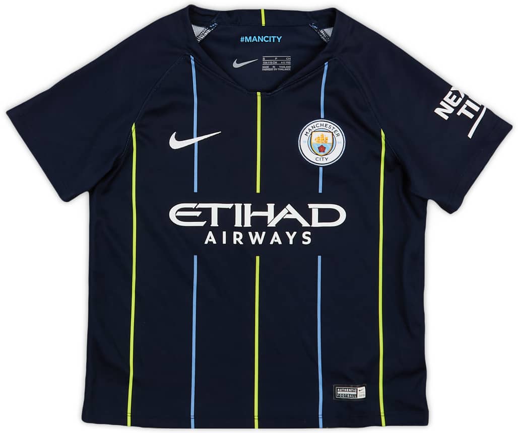 2018-19 Manchester City Away Shirt - 9/10 - (4-5 Years)