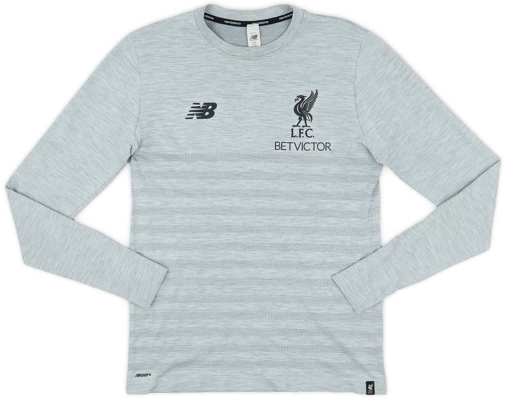 2018-19 Liverpool New Balance Training L/S Shirt - 6/10 - (M)