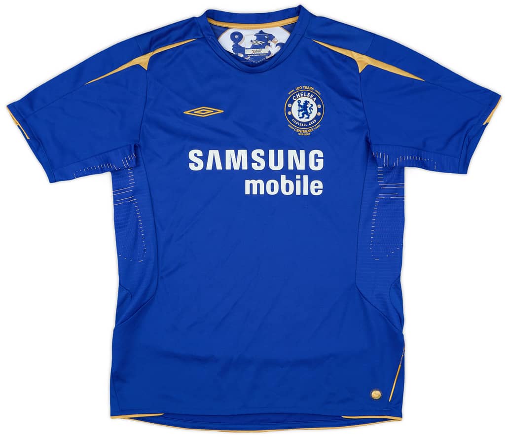 2005-06 Chelsea Home Shirt - 8/10 - (XL.Boys)