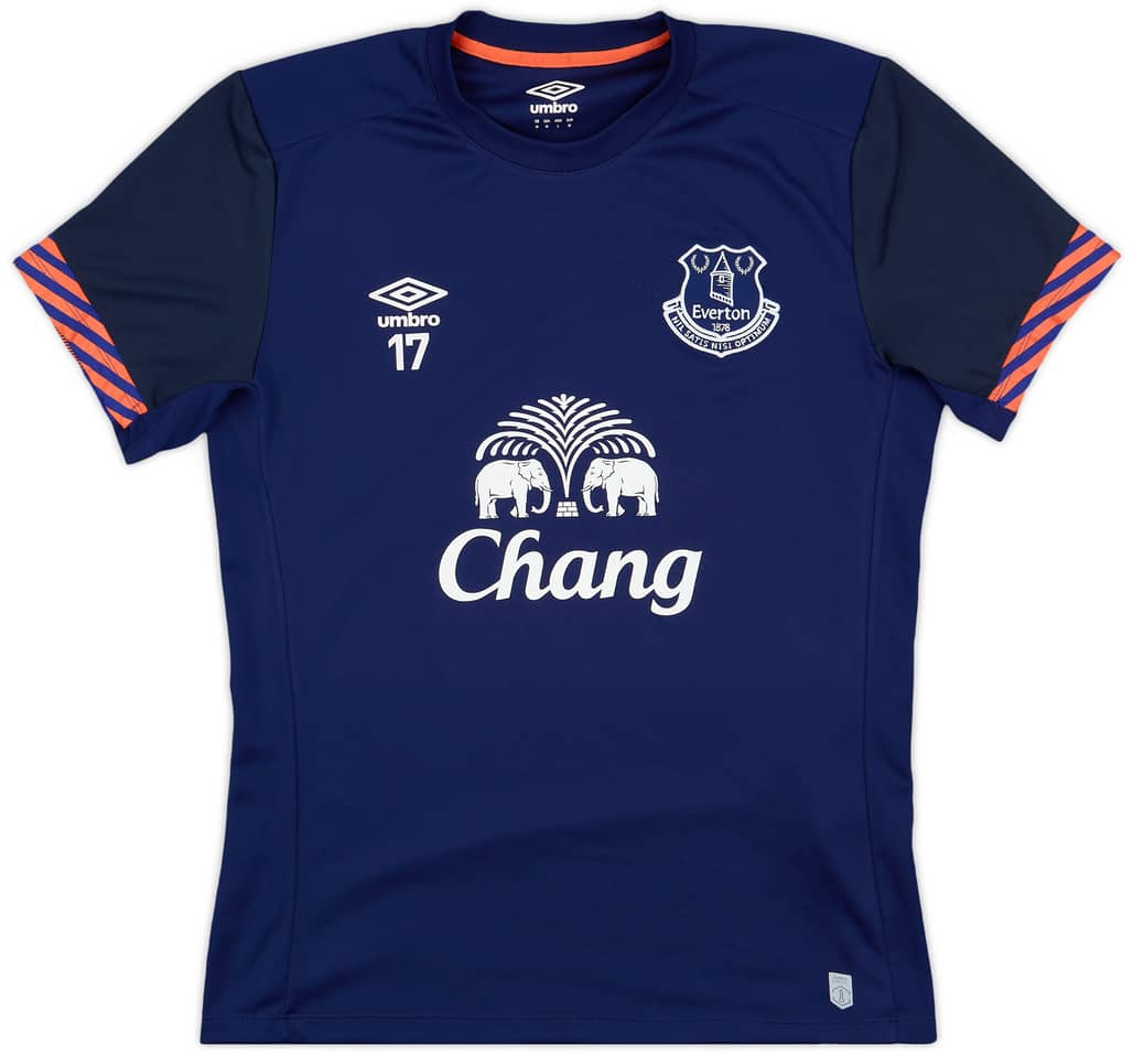 2016-17 Everton Umbro Player Issue Training Shirt #17 - 9/10 - (M)