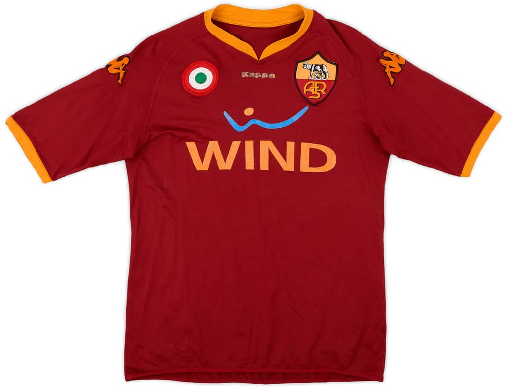 2007-08 Roma Home Shirt - 6/10 - (XL)