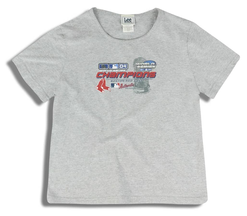 2004 Boston Red Sox World Series Champions Lee Sport Tee Y