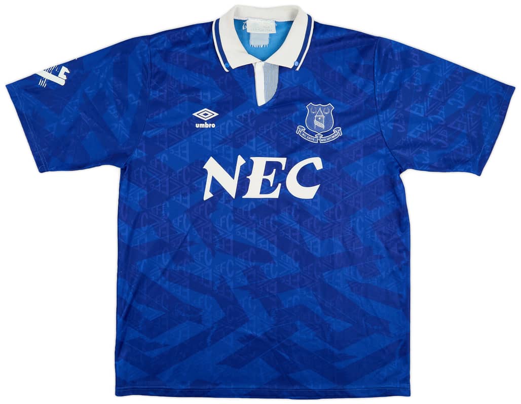 1991-93 Everton Home Shirt - 8/10 - (L)