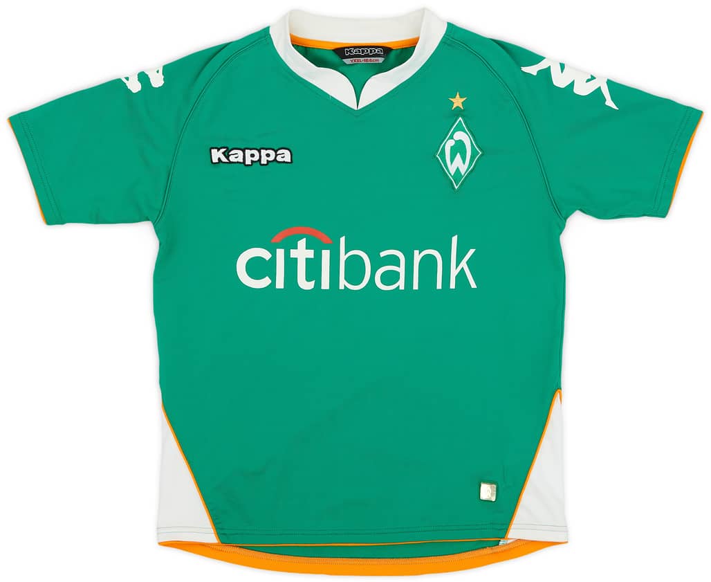2007-08 Werder Bremen Home Shirt - 8/10 - (YXXL)