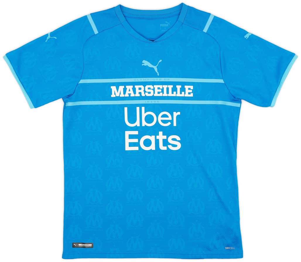 2021-22 Olympique Marseille Third Shirt - 9/10 - (M)