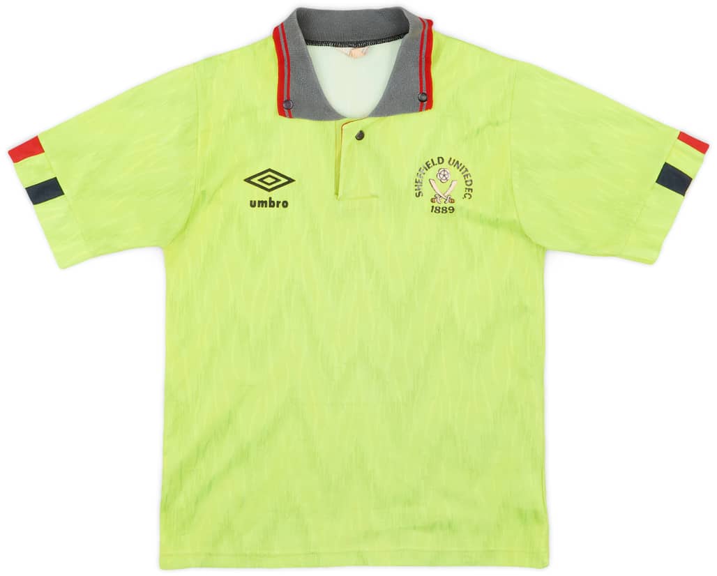 1989-91 Sheffield United Away Shirt - 6/10 - (S.Boys)