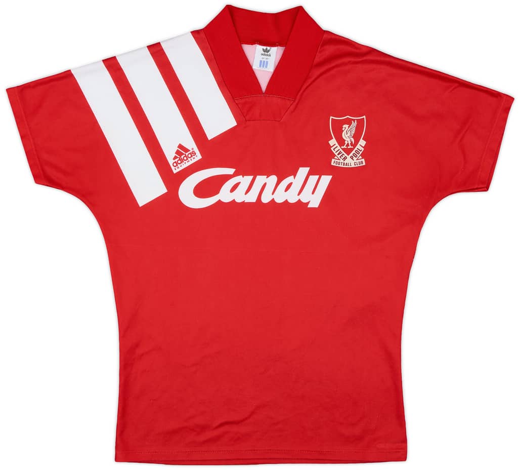 1991-92 Liverpool Home Shirt - 8/10 - (S)