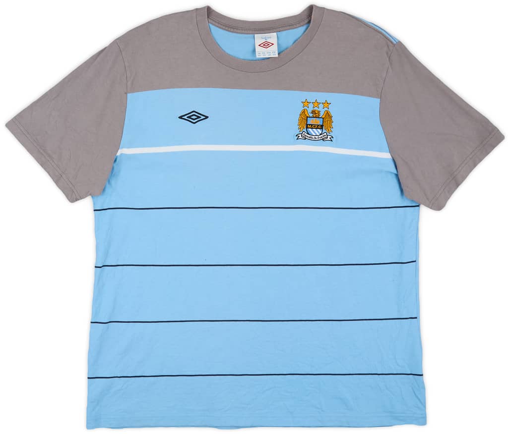 2010-11 Manchester City Umbro Cotton Tee - 8/10 - (XXL)