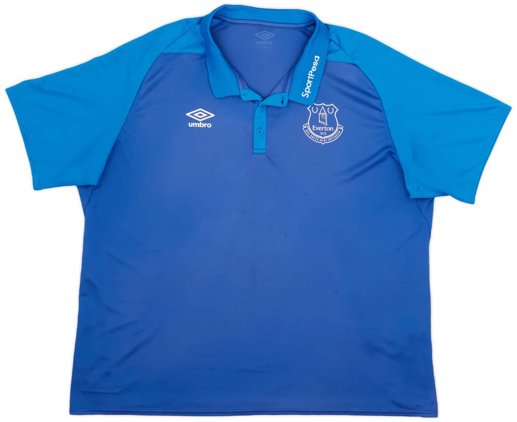 2017-18 Everton Umbro Polo Shirt - 7/10 - (XXL)