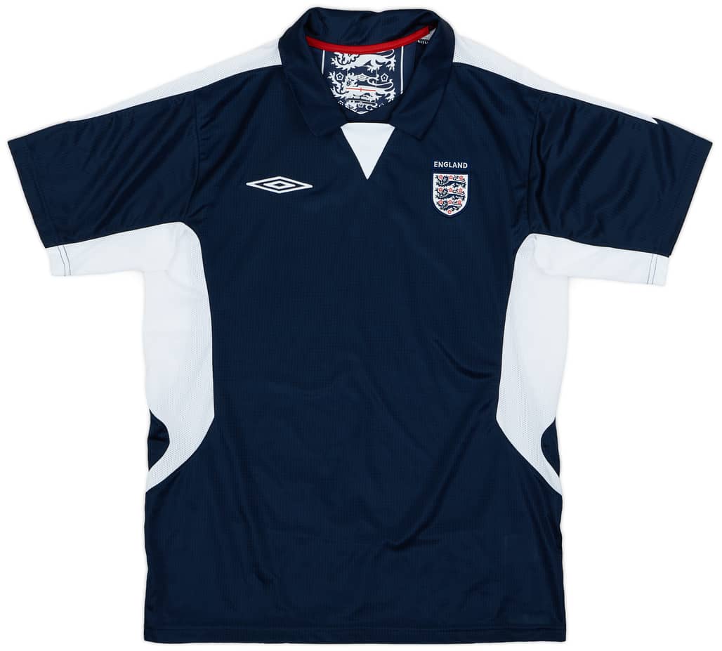 2005-07 England Umbro Training Shirt - 9/10 - (M)