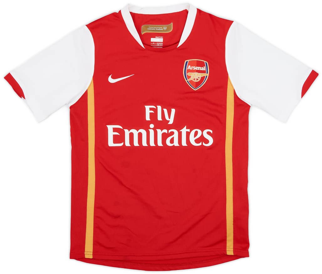 2006-08 Arsenal Home Shirt - 8/10 - (M.Boys)