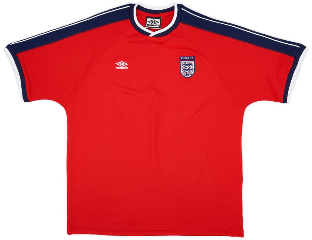 2002-03 England Umbro Training Shirt - 9/10 - (XL)