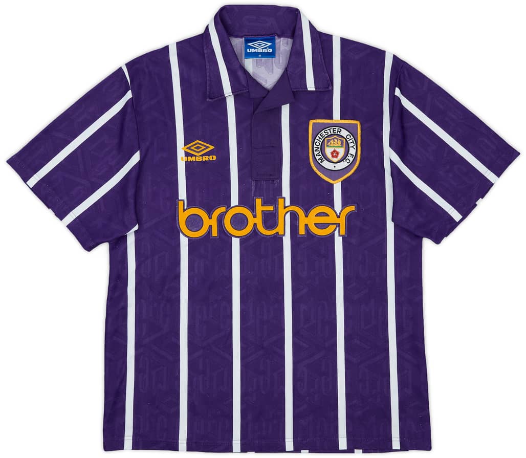 1993-94 Manchester City Away Shirt - 8/10 - (M)