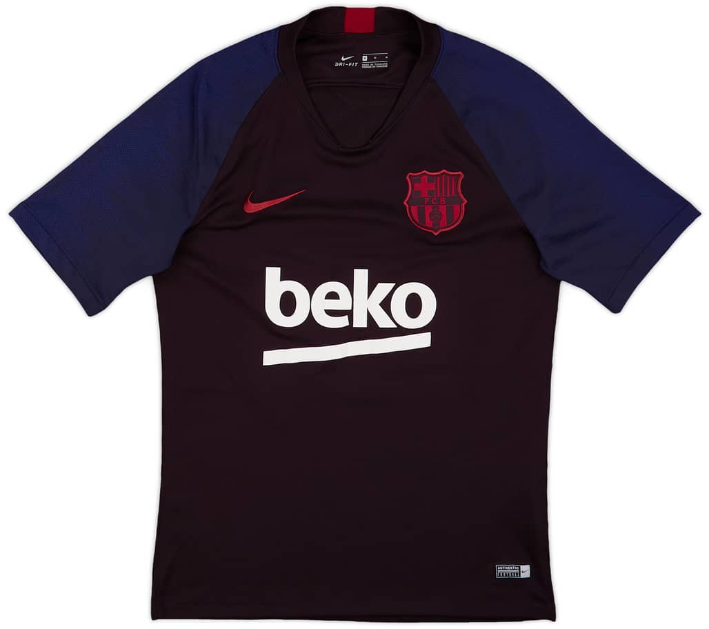 2019-20 Barcelona Nike Training Shirt - 8/10 - (M)