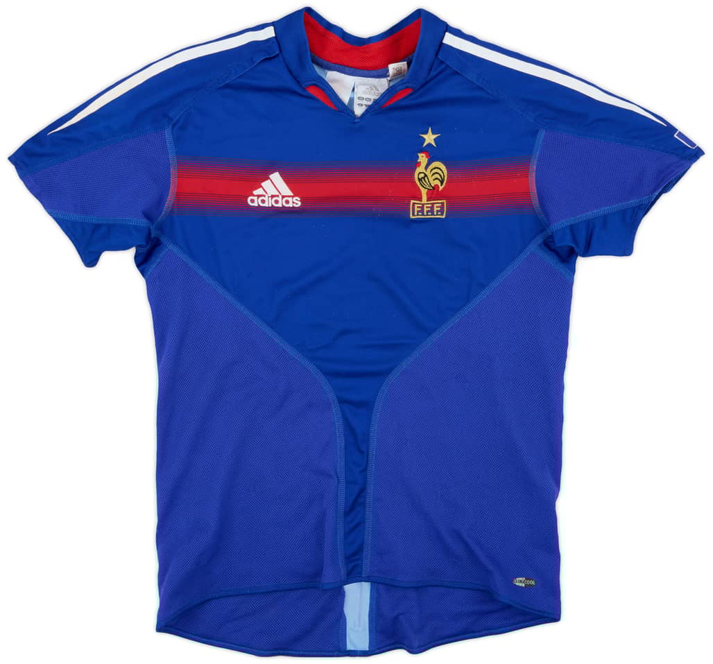 2004-06 France Home Shirt - 8/10 - (L.Boys)