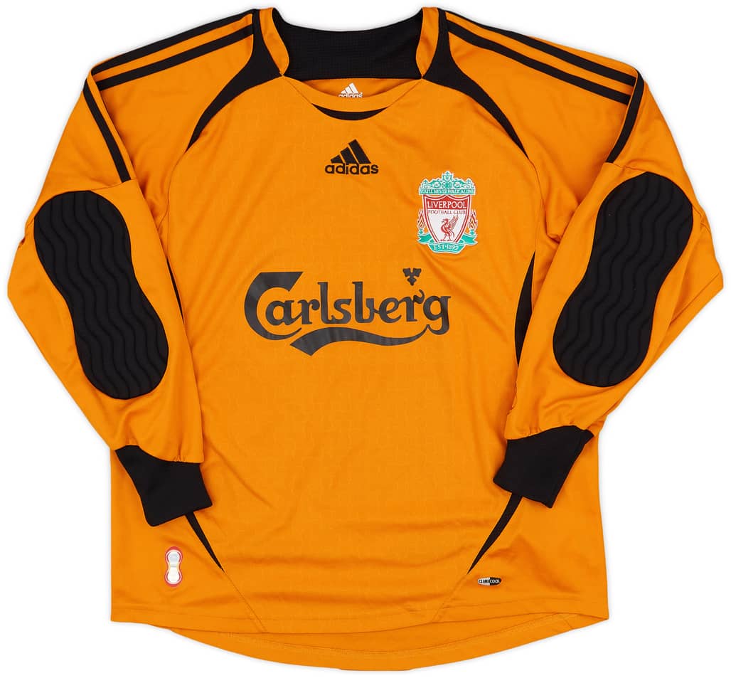 2006-07 Liverpool GK Shirt - 8/10 - (L.Boys)
