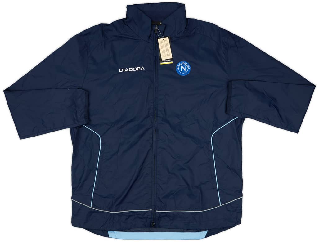 2002-03 Napoli Diadora Hooded Rain Jacket (XXL)