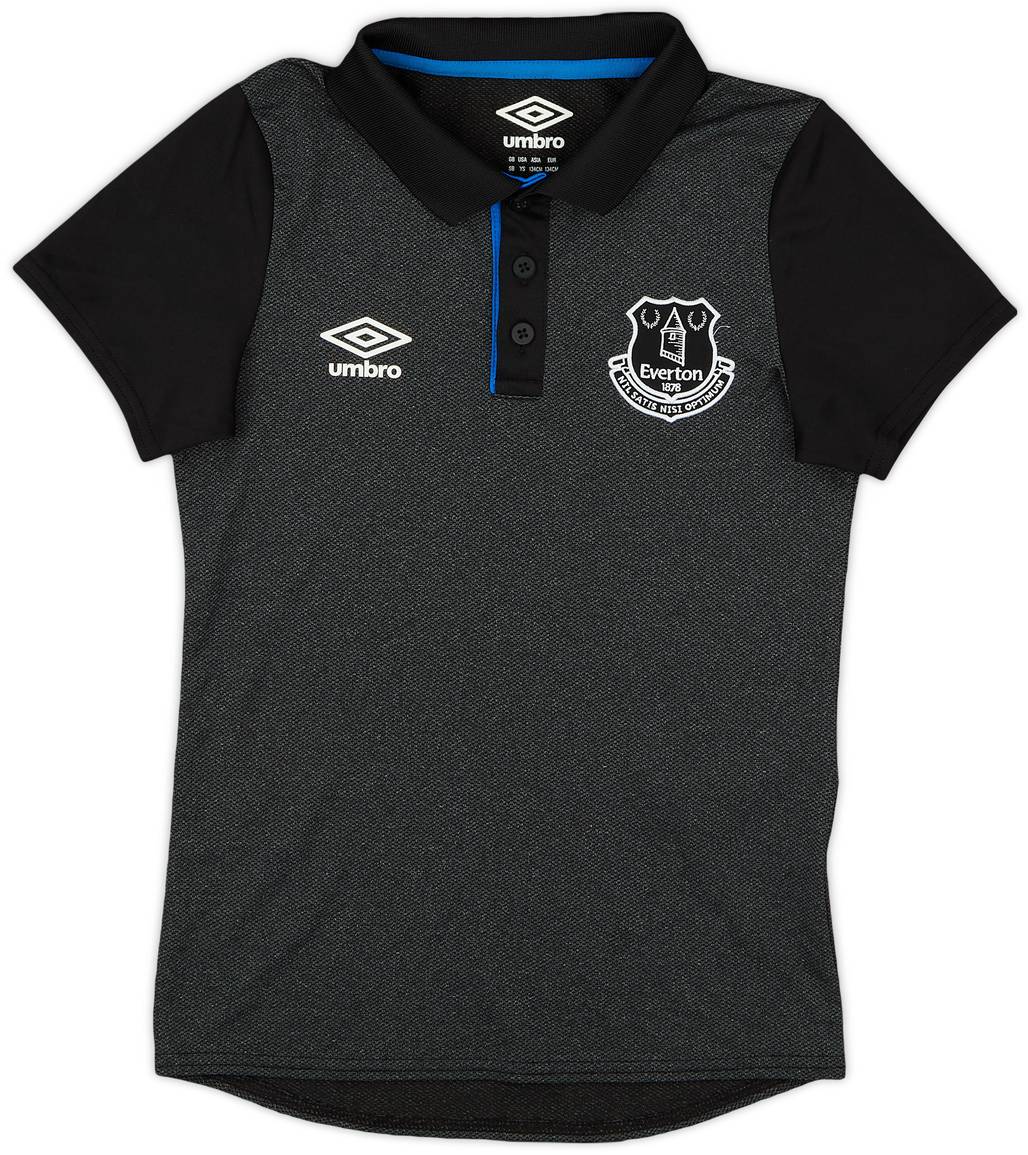 2018-19 Everton Umbro Polo Shirt - 9/10 - (S.Boys)
