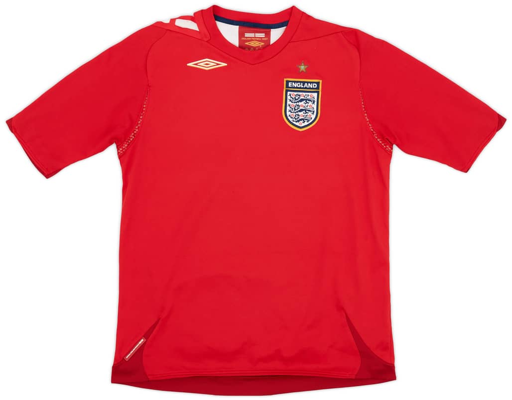 2006-08 England Away Shirt - 8/10 - (L.Boys)