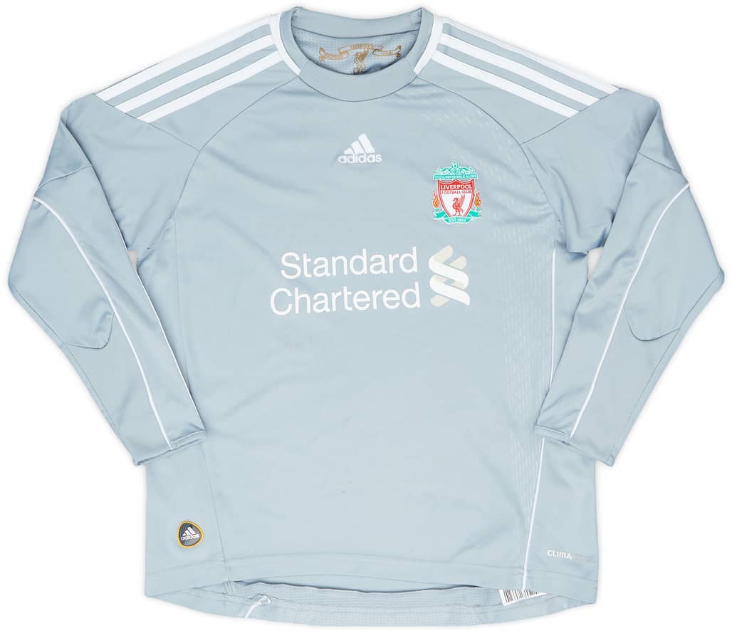 2010-12 Liverpool GK Shirt - 7/10 - (S.Boys)