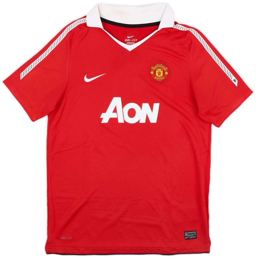 2010-11 Manchester United Home Shirt - 9/10 - (XL.Boys)