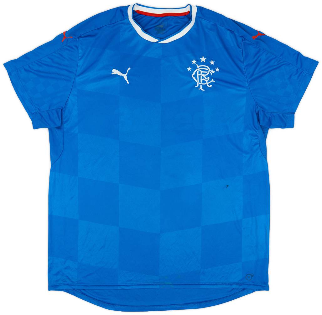 2016-18 Rangers Home Shirt - 4/10 - (XXL)