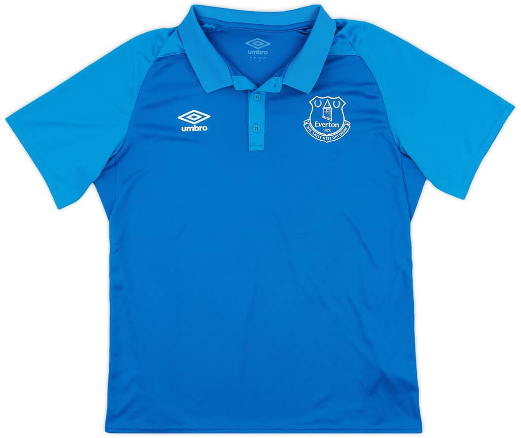 2017-18 Everton Umbro Polo Shirt - 9/10 - (L)