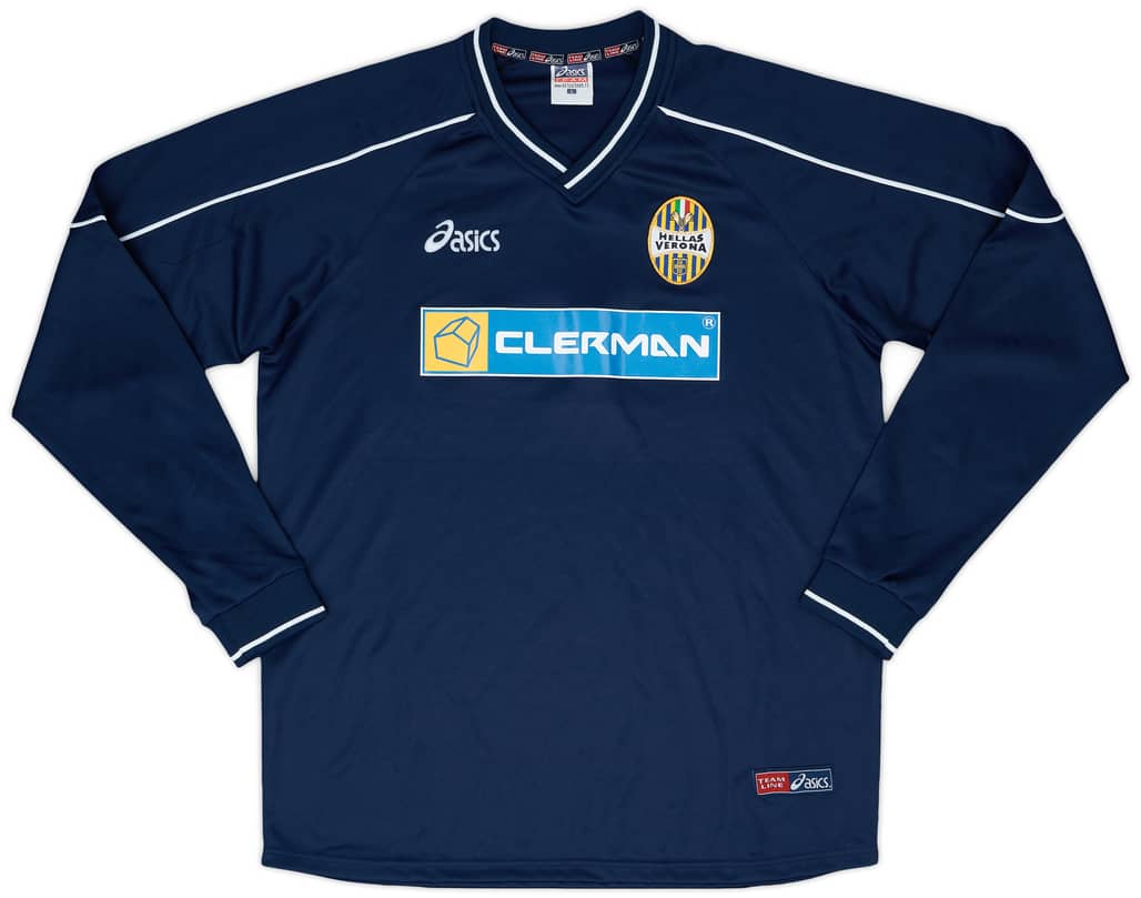 2004-05 Hellas Verona Asics Training L/S Shirt - 8/10 - (L)
