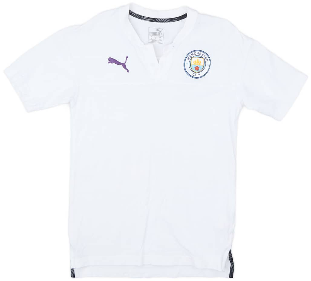 2019-20 Manchester City Puma Polo Shirt - 8/10 - (XS)