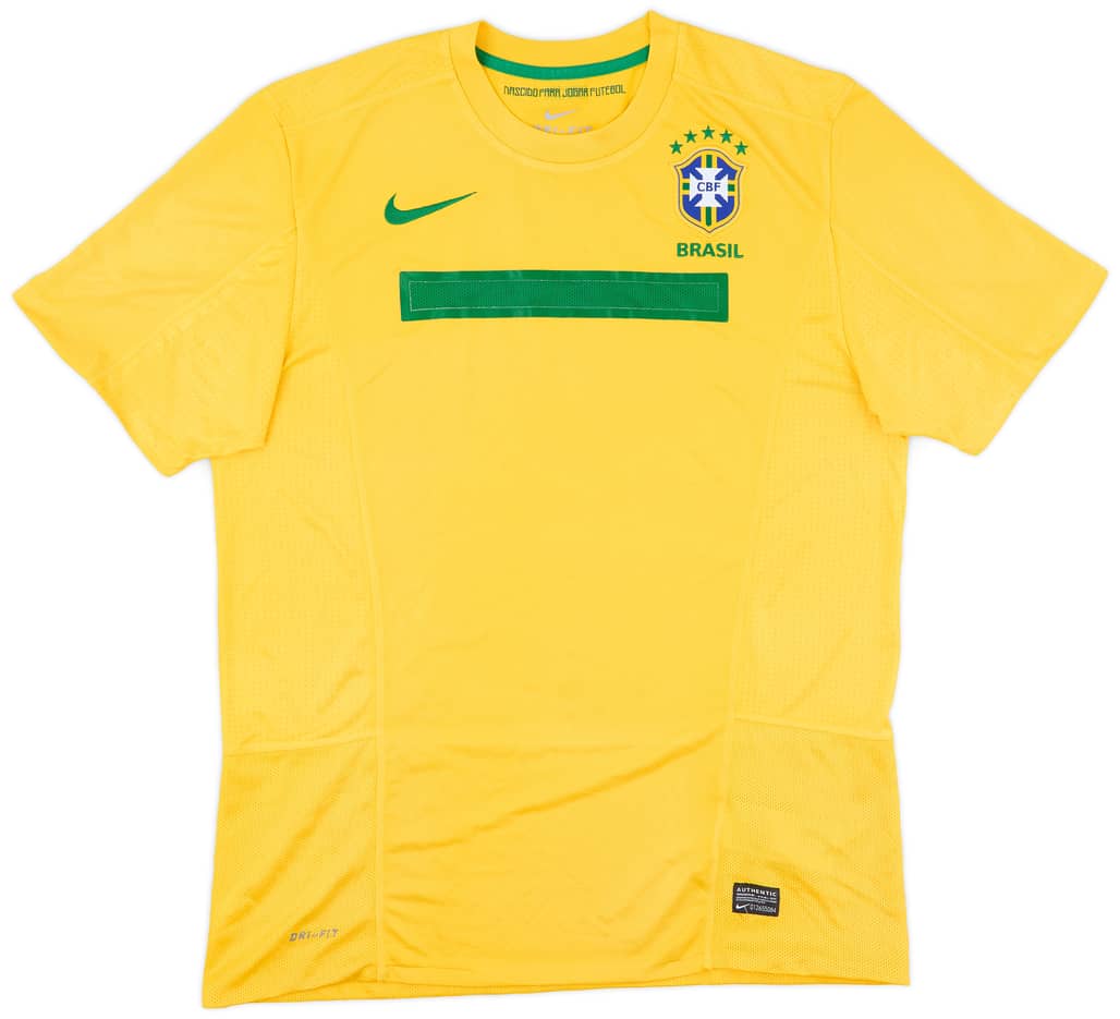 2011 Brazil Home Shirt - 6/10 - (L)