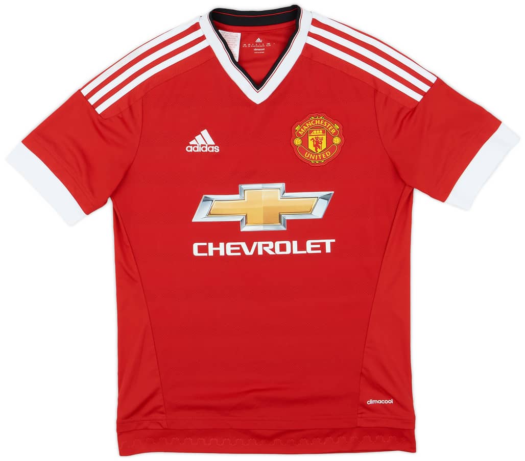 2015-16 Manchester United Home Shirt - 9/10 - (XL.Boys)
