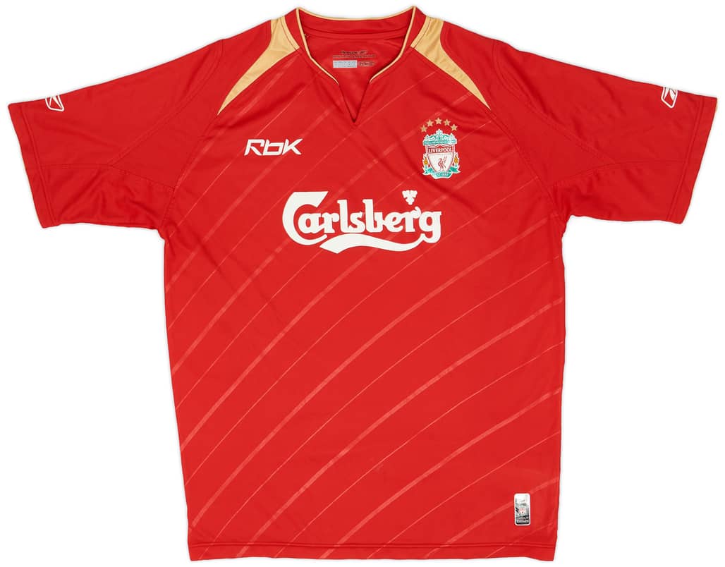 2005-06 Liverpool CL Home Shirt - 6/10 - (M)