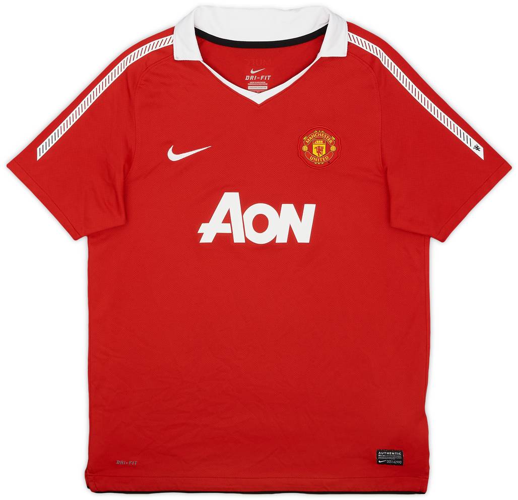 2010-11 Manchester United Home Shirt - 8/10 - (XL.Boys)
