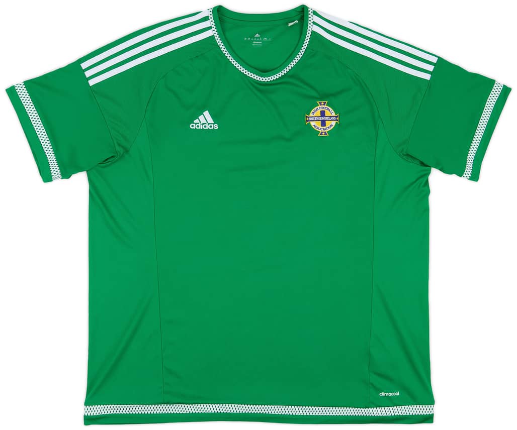 2015 Northern Ireland Home Shirt - 7/10 - (XXL)