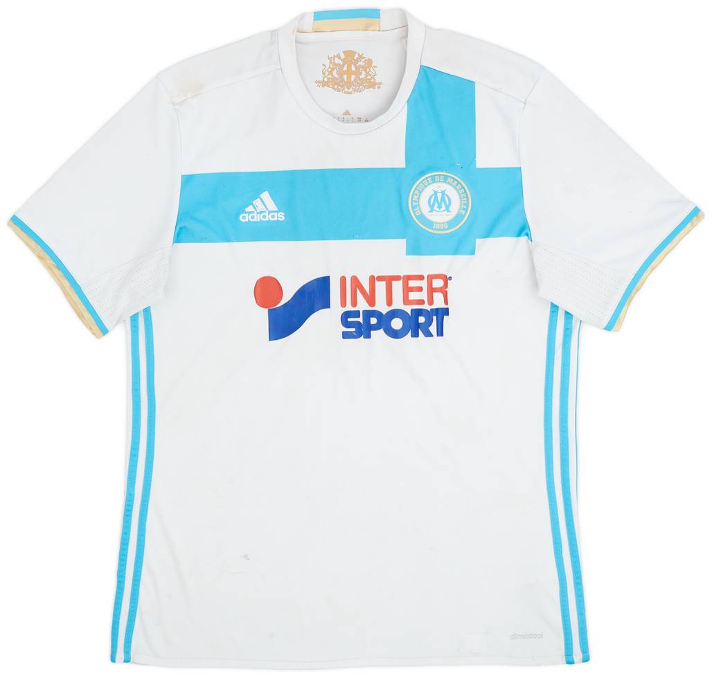 2016-17 Olympique Marseille Home Shirt - 4/10 - (L)