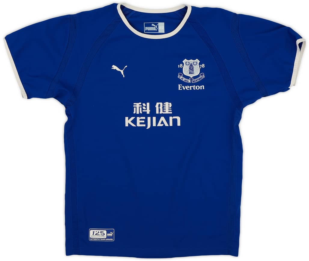 2003-04 Everton Home Shirt - 10/10 - (M.Boys)
