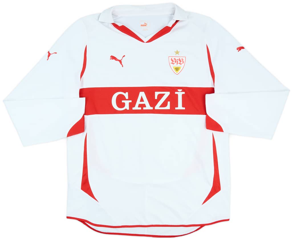 2010-11 Stuttgart Home L/S Shirt - 7/10 - (XL)