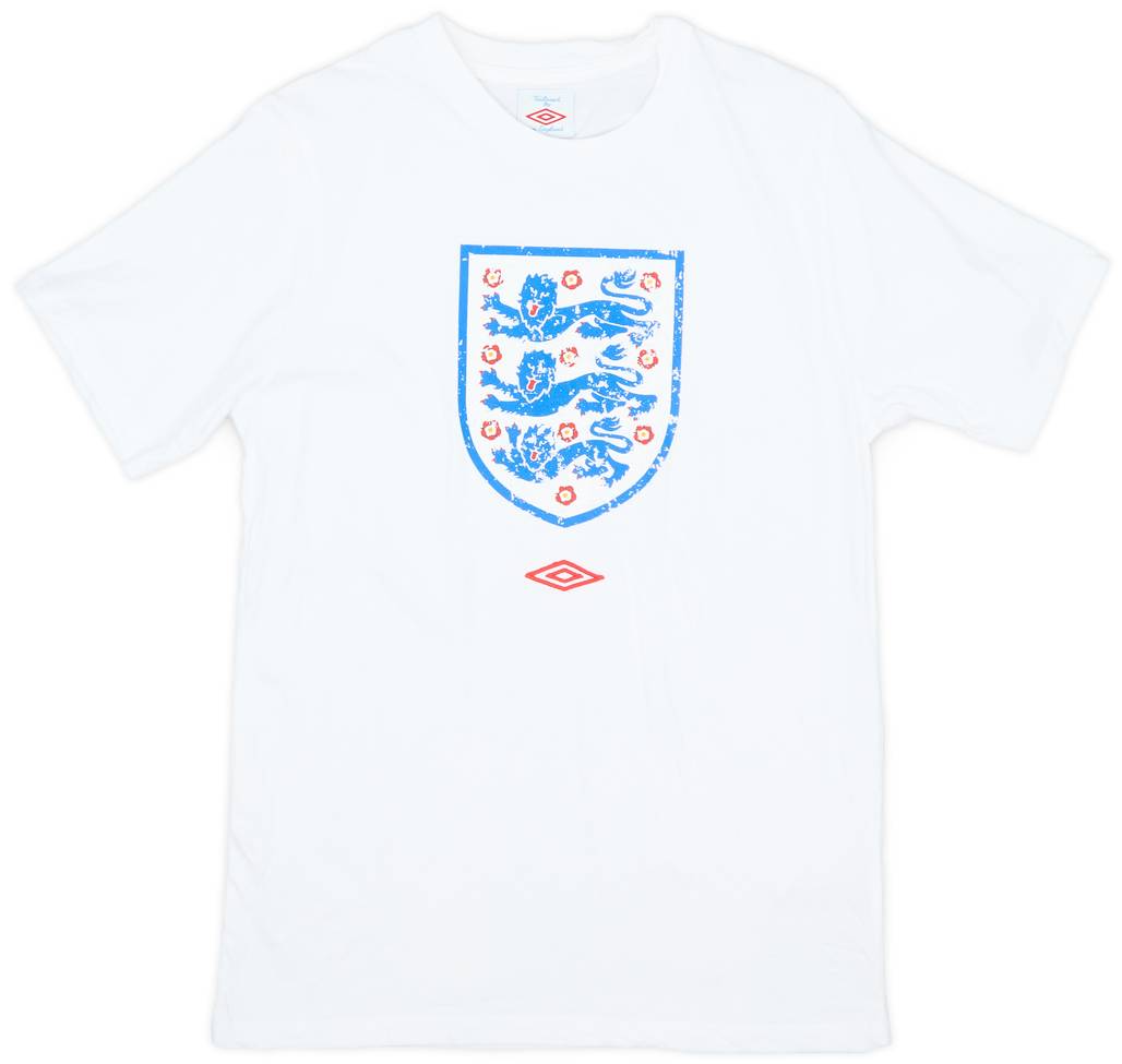 2008-10 England Umbro Cotton Tee - 9/10 - (M)