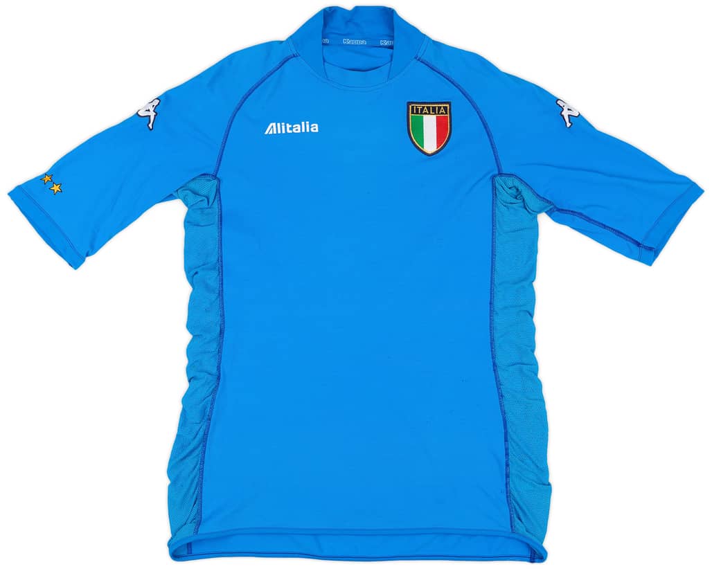 2002 Italy Home Shirt - 4/10 - (L)