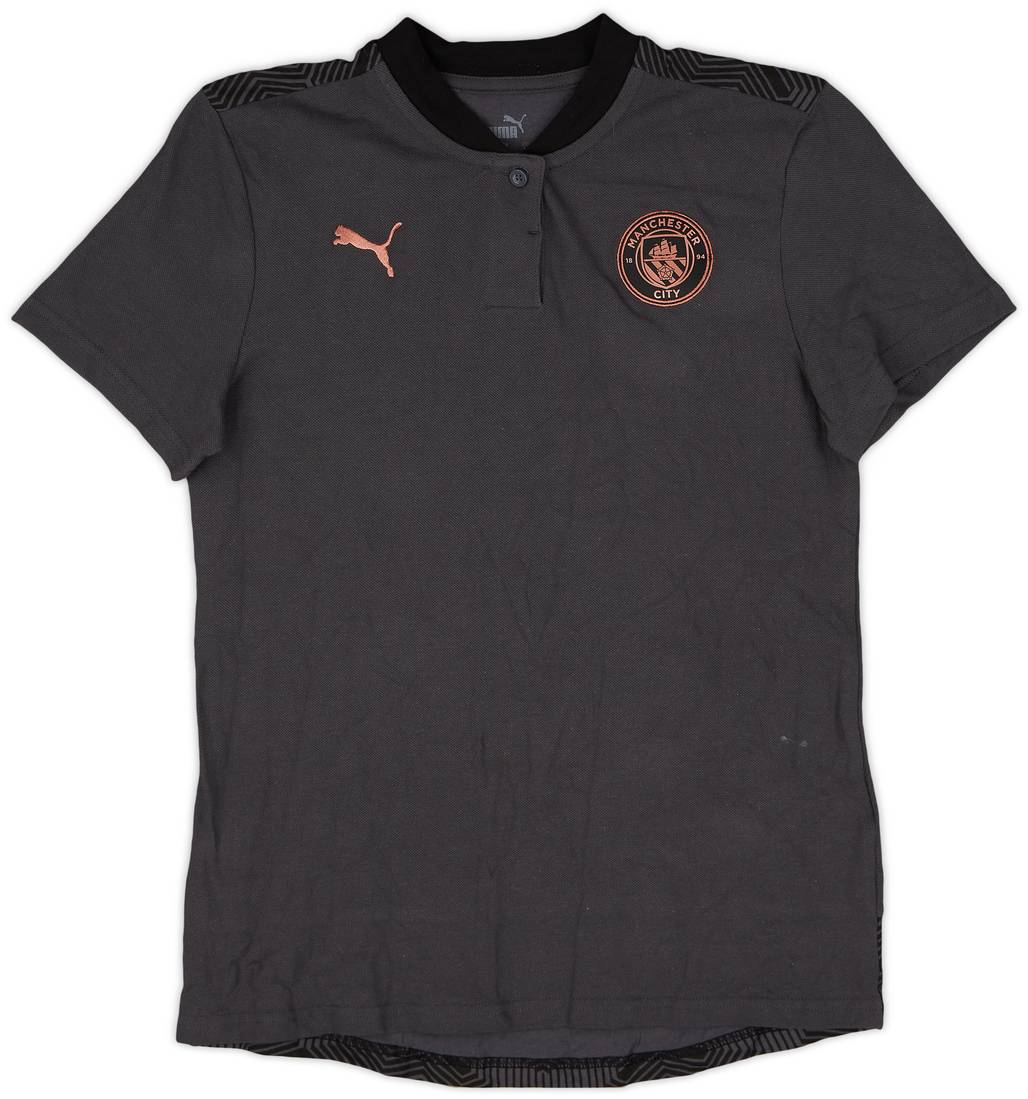 2020-21 Manchester City Puma Polo Shirt - 7/10 - (M)