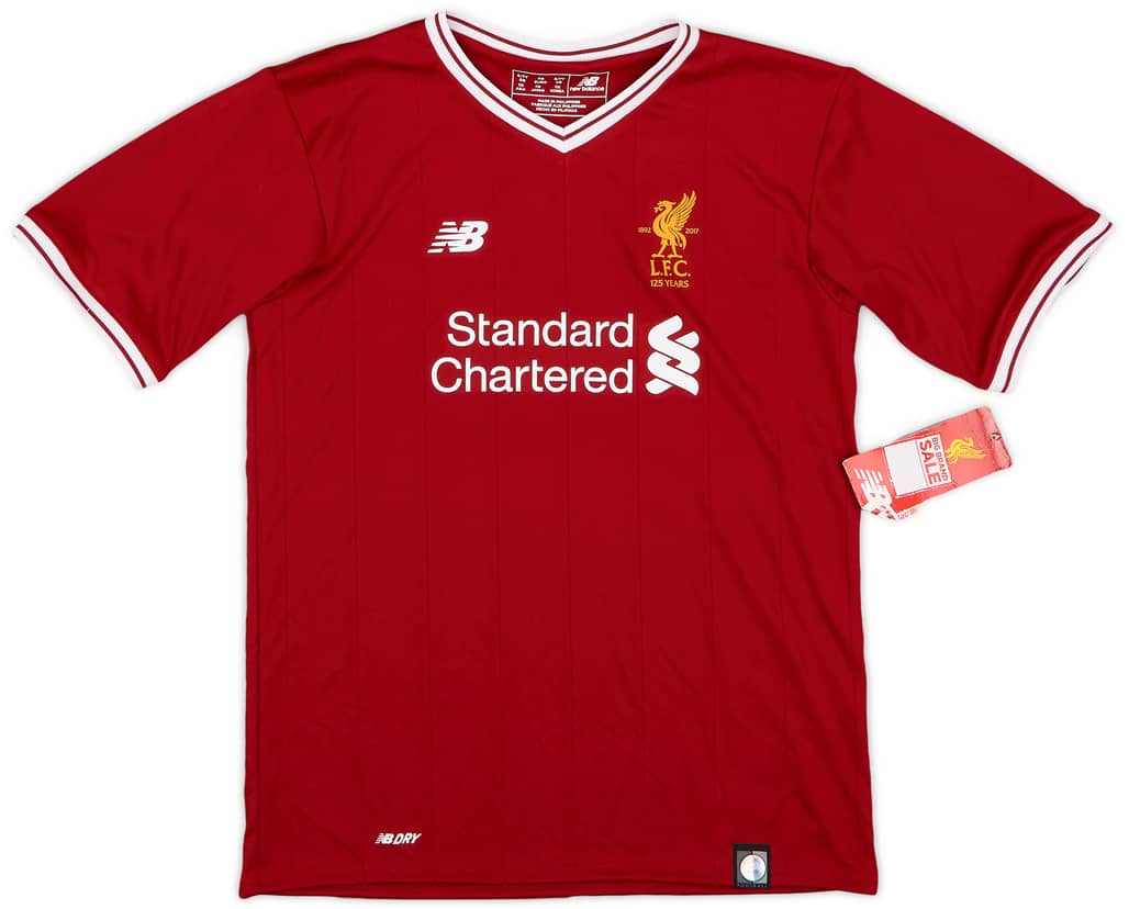2017-18 Liverpool 125 Years Home Shirt (XS.Boys)