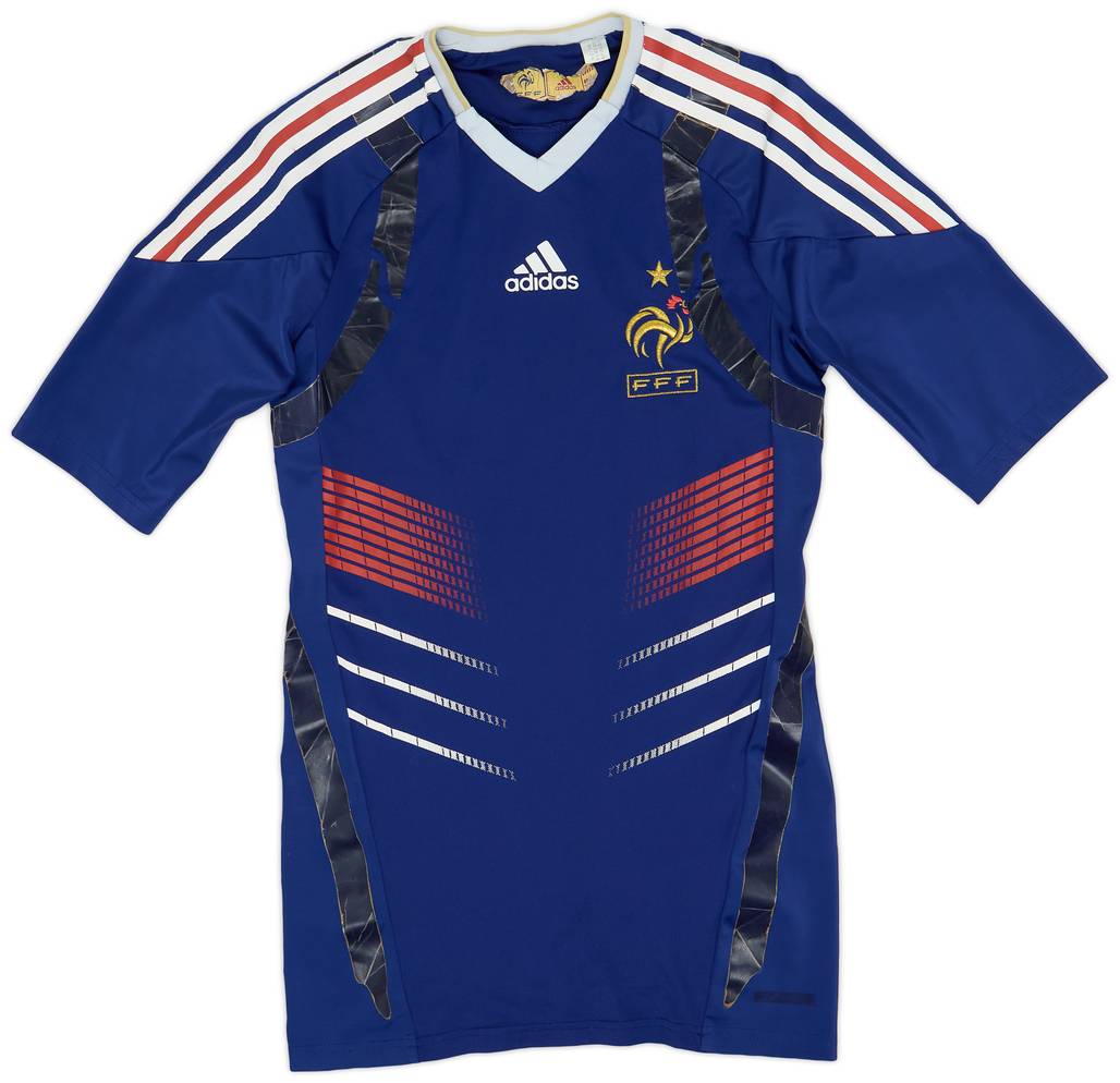2009-10 France Player Issue Techfit Home Shirt - 5/10 - (S)