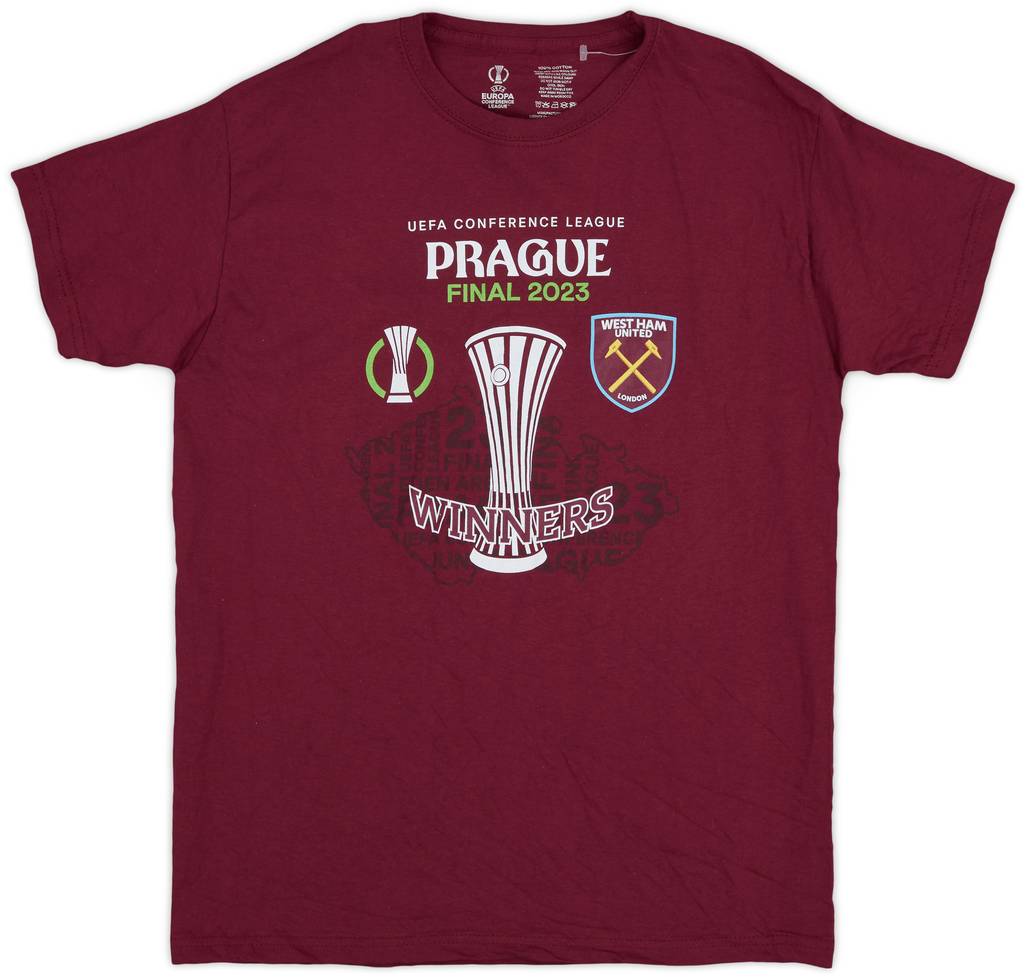 2023 West Ham 'Conference League Winners' Graphic Tee - 9/10 - (S)