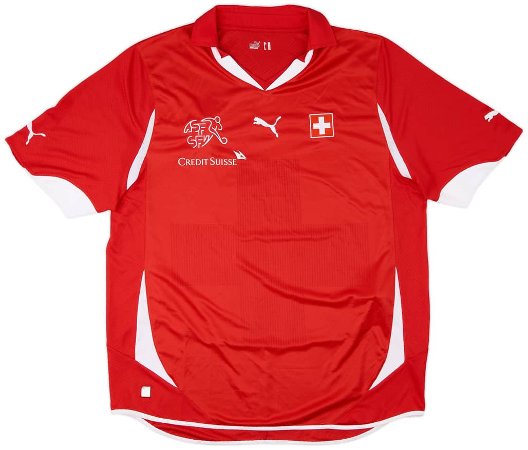 2010-11 Switzerland Home Shirt - 8/10 - (XXL)