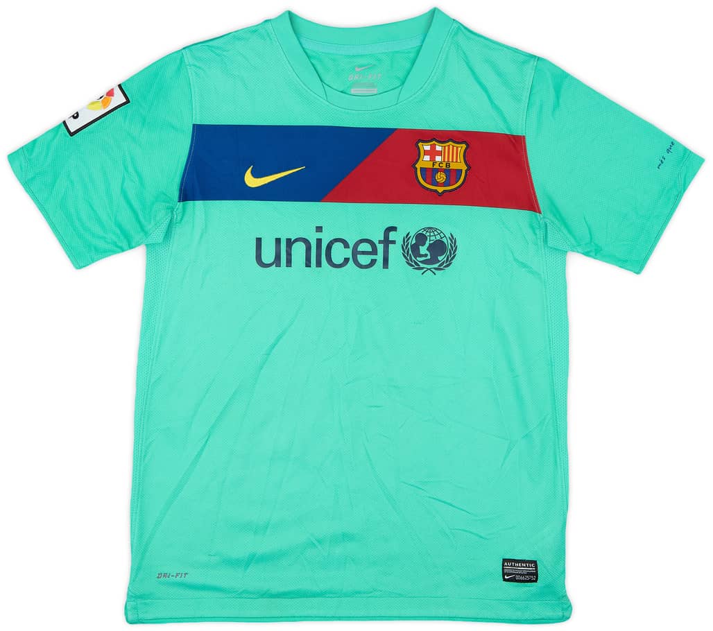 2010-11 Barcelona Away Shirt - 8/10 - (L.Boys)