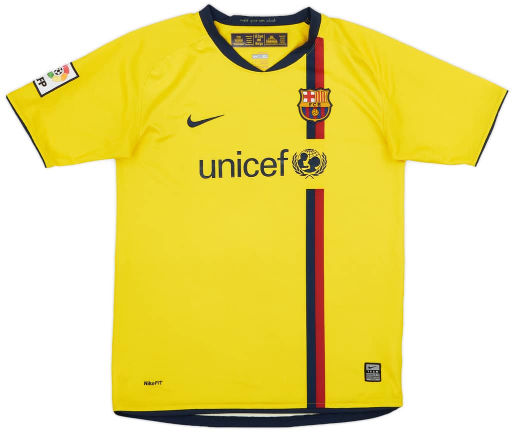 2008-10 Barcelona Away Shirt - 9/10 - (XL.Boys)