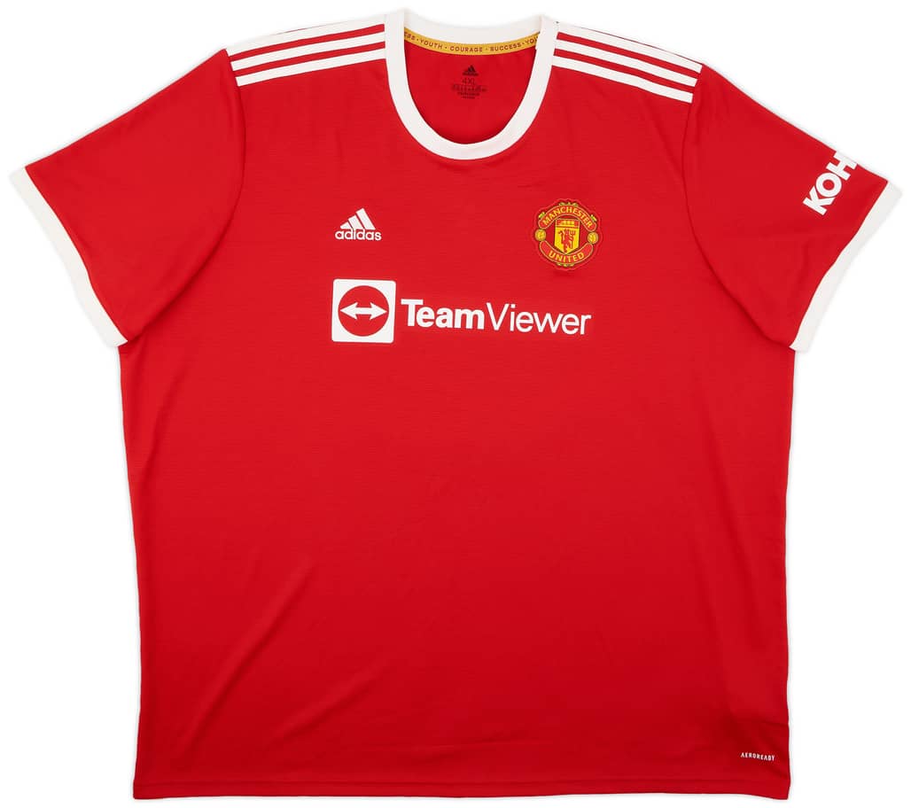 2021-22 Manchester United Home Shirt - 8/10 - (4XL)