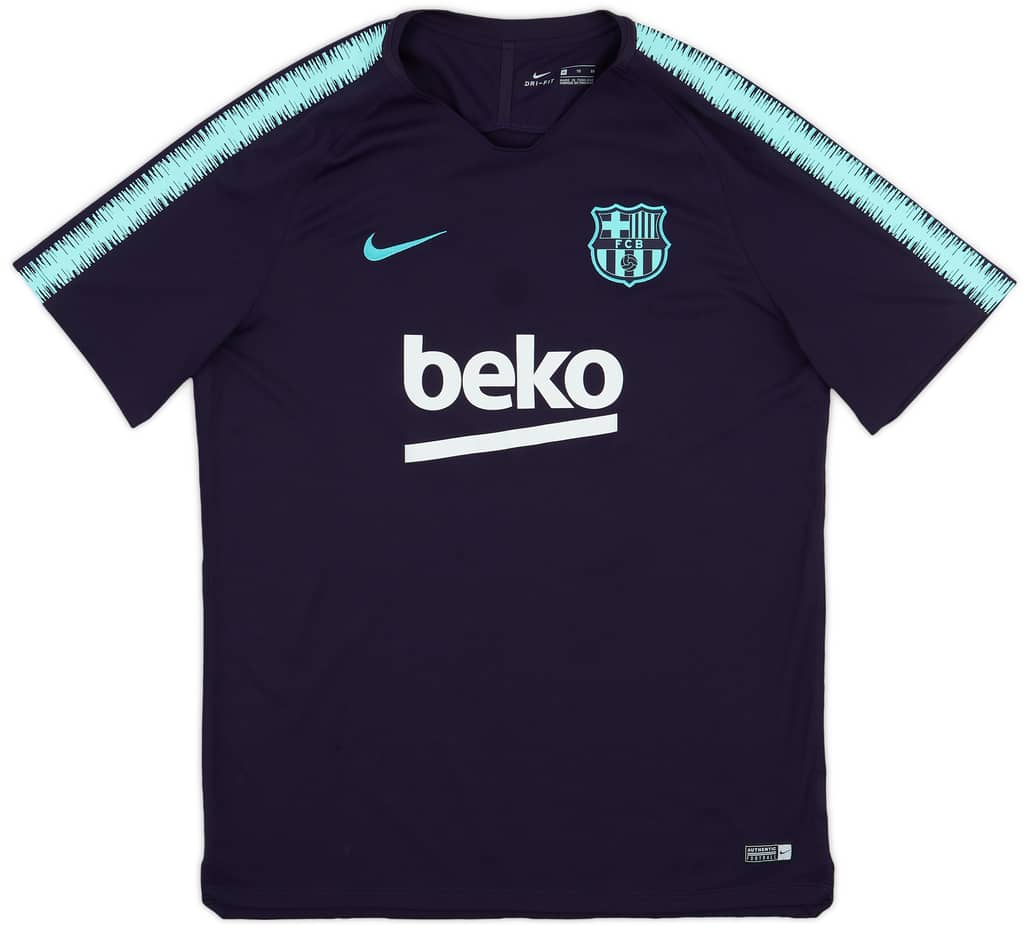 2018-19 Barcelona Nike Training Shirt - 8/10 - (XL)